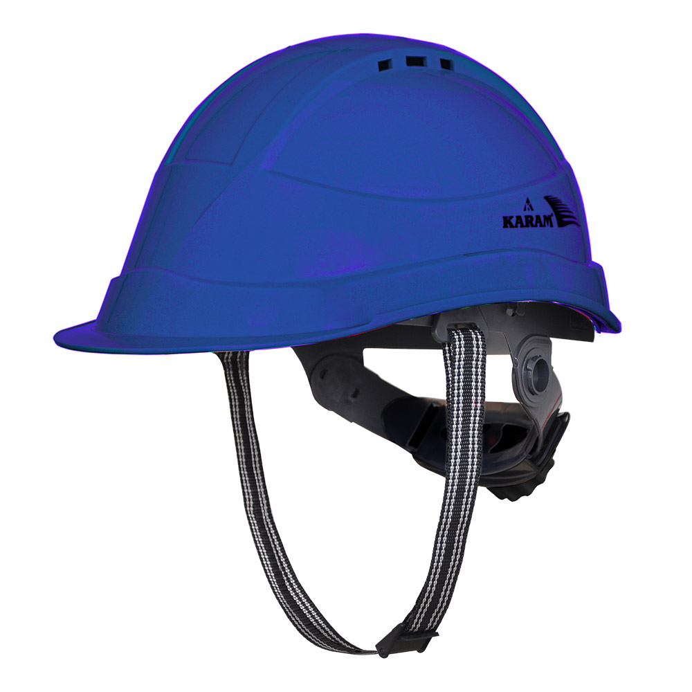 KARAM PN542 protective peak helmet ventilation detail