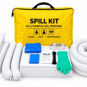 Safe Cure oil spill kit mat bag available in 10 to 50 litre sizes
