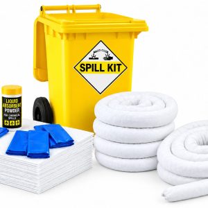 Safe Cure oil spill kit trolley available in 50 to 300 litre sizes