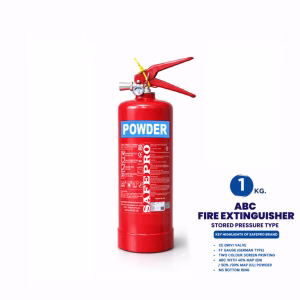 Safe Pro ABC Portable Fire Extinguisher available in 1 kg to 9 kg capacities