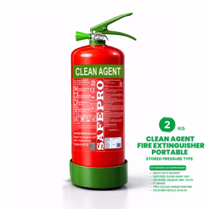 Safe Pro Clean Agent Portable Fire Extinguisher in 2 kg, 4 kg and 6 kg capacities