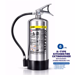 Safe Pro 6 Litre K-Type Kitchen Fire Extinguisher